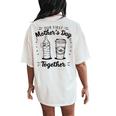 Our First Together Matching Retro Vintage Women's Oversized Comfort T-Shirt Back Print Ivory