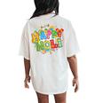 Happy Holi T Festival Colors India Hindu Kid Women's Oversized Comfort T-Shirt Back Print Ivory