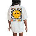 Mental Health Matters Retro Groovy Mental Health Awareness Women's Oversized Comfort T-Shirt Back Print Ivory