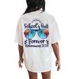 School's Out Forever Retired 2024 Teacher Retirement Women's Oversized Comfort T-Shirt Back Print Ivory
