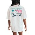 Tough Enough To Be A Soccer Mom Crazy Enough To Love It Women's Oversized Comfort T-Shirt Back Print Ivory