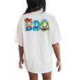 Toy Story Mama Boy Mom Bro Brother Mother's Day Women's Oversized Comfort T-Shirt Back Print Ivory