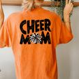 Cheer Mom Pom Pom Cheerleader Team Mama Cheerleading Women's Oversized Comfort T-Shirt Back Print Mustard