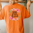 100Th Birthday 100 Years Old Loved Awesome Since 1921 Women's Oversized Comfort T-Shirt Back Print Yam