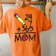 247365 Mom Cute Mum Mama Mom Mommy Women Women's Oversized Comfort T-Shirt Back Print Yam