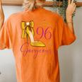 96 And Gorgeous 96Th Birthday 96 Years Old Queen Bday Party Women's Oversized Comfort T-Shirt Back Print Yam