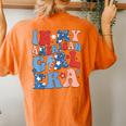 In My American Girl Era 4Th Of July Patriotic Girl Women's Oversized Comfort T-Shirt Back Print Yam