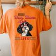 Bernedoodle Dog Proud Dog Mom Life Women's Oversized Comfort T-Shirt Back Print Yam