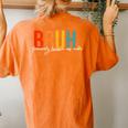 Bruh Formerly Known As Mom Joke Saying Women's Oversized Comfort T-Shirt Back Print Yam