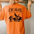 Cicadas 2024 Comeback Tour Band Concert Insect Emergence Women's Oversized Comfort T-Shirt Back Print Yam