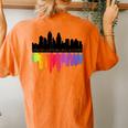 Cincinnati Ohio Lgbtq Gay Pride Rainbow For Women Women's Oversized Comfort T-Shirt Back Print Yam