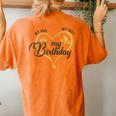 My Day My Way My Birthday Its My Birthday For Girls Women's Oversized Comfort T-Shirt Back Print Yam
