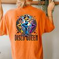 Disco Queen 70'S 80'S Retro Vintage Costume Disco Dance Women's Oversized Comfort T-Shirt Back Print Yam