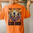 Disco Queen 70'S 80'S Retro Vintage Disco Women's Oversized Comfort T-Shirt Back Print Yam