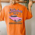 Fabulous Fifties Rock And Roll 50S Vintage Classic 1950S Car Women's Oversized Comfort T-Shirt Back Print Yam