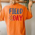 Field Day Red White And Blue Student Teacher Women's Oversized Comfort T-Shirt Back Print Yam