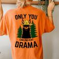 Drama Llama Only You Can Prevent Drama Sarcastic Lover Women's Oversized Comfort T-Shirt Back Print Yam