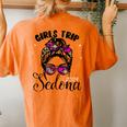 Girls Trip Sedona 2024 Weekend Birthday Squad Women's Oversized Comfort T-Shirt Back Print Yam