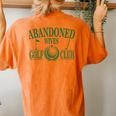 Golf Wife Abandoned Wives Golf Club Golf Tournament Season Women's Oversized Comfort T-Shirt Back Print Yam