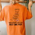 Happy Mother's Day To The Best Dog Mom Dog Lover Women's Oversized Comfort T-Shirt Back Print Yam
