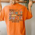 Motivation Test Day Testing For Teachers Women's Oversized Comfort T-Shirt Back Print Yam