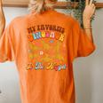 Nugget My Favorite Dinosaur Is The Nugget Chicken Lover Women's Oversized Comfort T-Shirt Back Print Yam