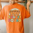 Nuggets Squad Matching For Girls Chicken Nuggets Women's Oversized Comfort T-Shirt Back Print Yam