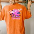 The Original California Girl Cute Pink Girly California Women's Oversized Comfort T-Shirt Back Print Yam
