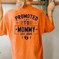 Promoted To Mommy Est 2024 Soon To Be Mom New Mommy 2024 Women's Oversized Comfort T-Shirt Back Print Yam