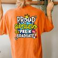 Proud Superhero Team 2024 Boys Girls Pre-K Crew Graduation Women's Oversized Comfort T-Shirt Back Print Yam