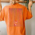 Rainbow Cute Unicorn Graffiti Women's Oversized Comfort T-Shirt Back Print Yam