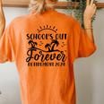 Schools Out Forever Retirement 2024 Teacher Summer Women's Oversized Comfort T-Shirt Back Print Yam