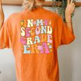 In My Second Grade Era 2Nd Grade Girl Teacher Back To School Women's Oversized Comfort T-Shirt Back Print Yam