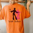 Sisters Funk Vintage 70S Costume Lover Rare Soul Music Women's Oversized Comfort T-Shirt Back Print Yam