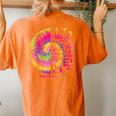Softball T N Girls Christian Christ Tie Dye Women's Oversized Comfort T-Shirt Back Print Yam
