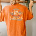 South Dakota Vintage State Animal Coyote Sweet Home Boho Women's Oversized Comfort T-Shirt Back Print Yam