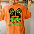 St Patrick's Day For Daughter Little Miss Shenanigans Women's Oversized Comfort T-Shirt Back Print Yam