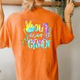 Tie Dye Out Second Grade Last Day Of School 2Nd Grade Women's Oversized Comfort T-Shirt Back Print Yam