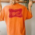 Vintage Mama Tried Retro Country Outlaw Music Western Women's Oversized Comfort T-Shirt Back Print Yam