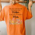 Watching You Be A Mom Mother's Day Women's Oversized Comfort T-Shirt Back Print Yam