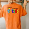 In World Where You Can Be Anything Be Kind Positive Rainbow Women's Oversized Comfort T-Shirt Back Print Yam