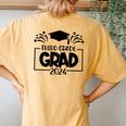 2024 Third Grade Graduate Last Day Of School Senior 2024 Women's Oversized Comfort T-Shirt Back Print Mustard
