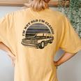 I'm Not Old I'm Classic Vintage Car Graphic Men Women Women's Oversized Comfort T-Shirt Back Print Mustard