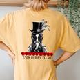 Talk Derby To Me Derby Day Horse Racing Lover On Derby Day Women's Oversized Comfort T-Shirt Back Print Mustard