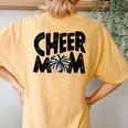Cheer Mom Pom Pom Cheerleader Team Mama Cheerleading Women's Oversized Comfort T-Shirt Back Print Yam