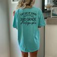 2024 Last Day Of School Autograph 3Rd Grade Graduation Party Women's Oversized Comfort T-Shirt Back Print Chalky Mint