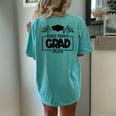 2024 Third Grade Graduate Last Day Of School Senior 2024 Women's Oversized Comfort T-Shirt Back Print Chalky Mint