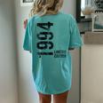 30Th Birthday 30 Years Old Man Woman Vintage 1994 Women's Oversized Comfort T-Shirt Back Print Chalky Mint