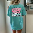 50S Rockabilly Vintage 1950S Clothing For Sock Hop Women's Oversized Comfort T-Shirt Back Print Chalky Mint