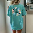 88 Years Loved Mom Grandma 88 Years Old 88Th Birthday Women's Oversized Comfort T-Shirt Back Print Chalky Mint